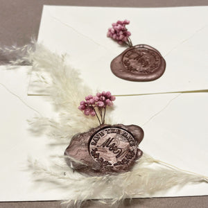 Siegelstempel personalisiert Design Hochzeit Lucia