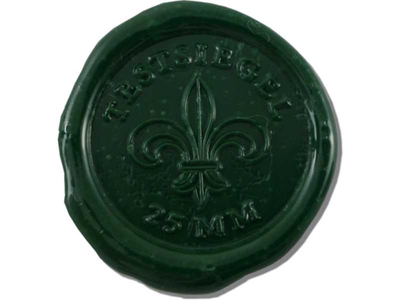 Siegelwachs Granulat (flexibel) 500 Gramm Moosgrün