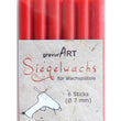 Laden Sie das Bild in den Galerie-Viewer, Siegelwachs (flexibel) für Pistole 7 mm, 6-er Pack Leuchtend Rot

