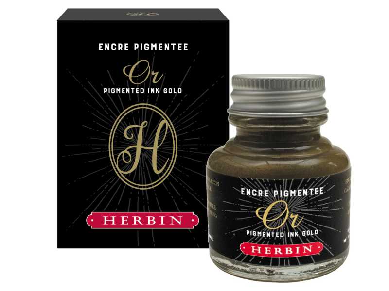 Pigmentierte Tinte Gold
