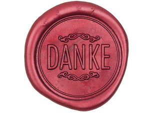 Fertige Siegel mit Motiv "Danke 2", 28 mm